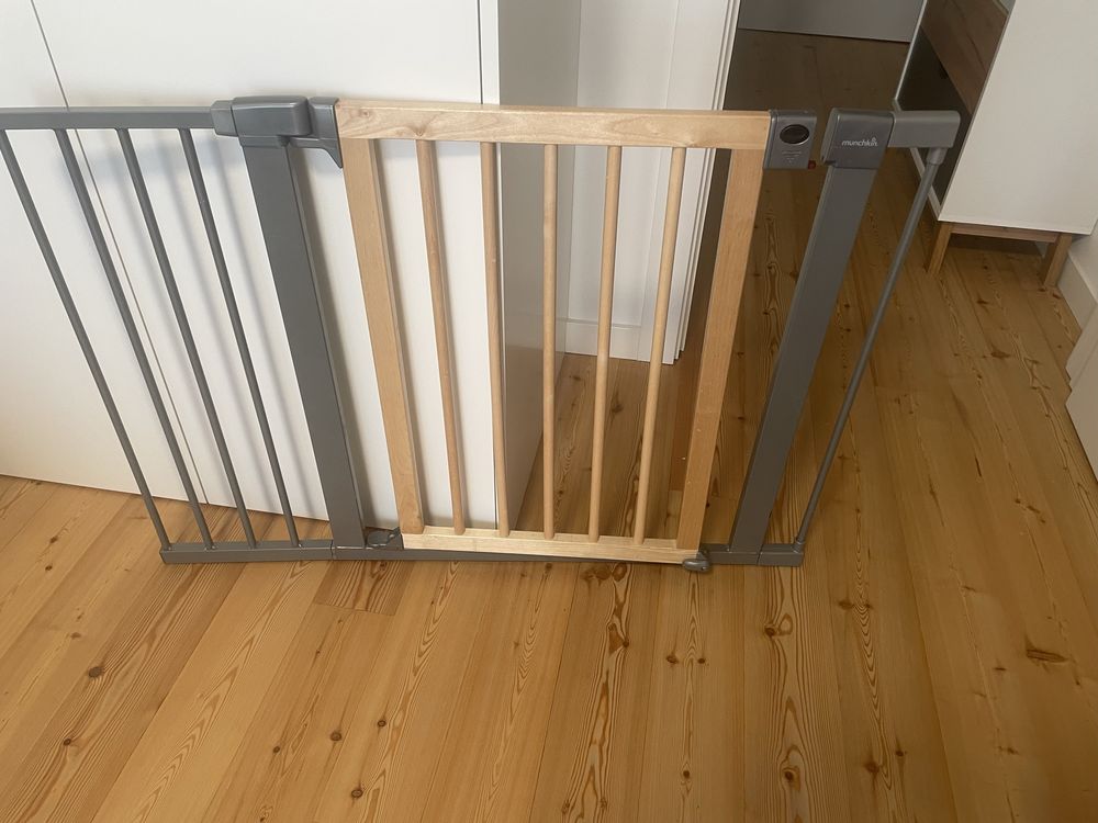 Portal de proteçao de escadas com 2 extensões