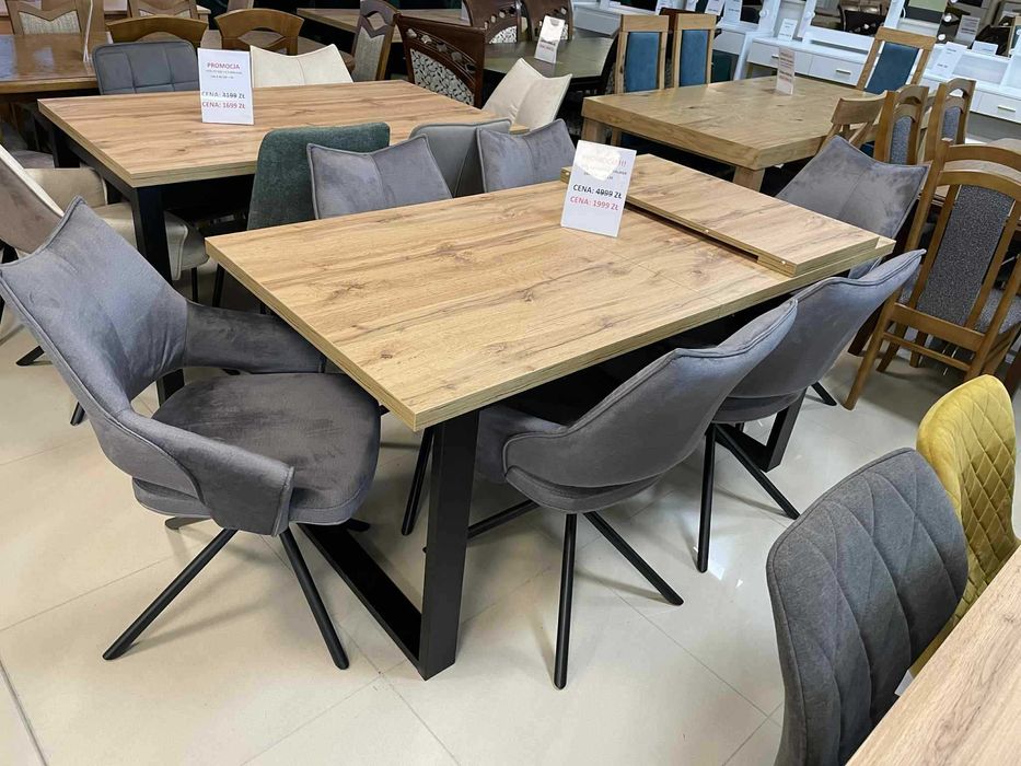 (92WN) Stół rozkładany + 6 krzeseł, okazja 1999 zł