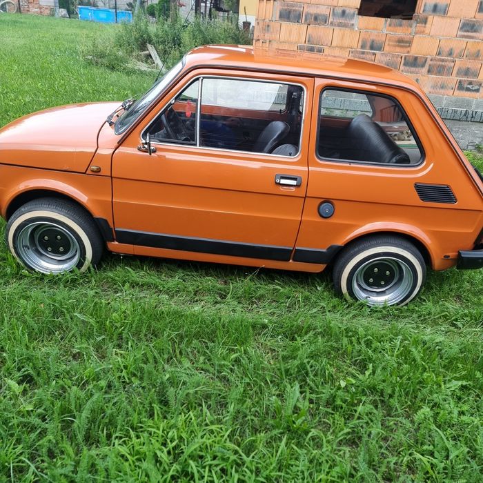 Samochód osobowy Orginał lakier Fiat 126p Pomarańczowy