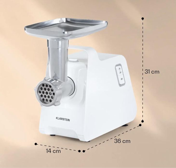 М'ясорубка електрична з Німеччини KLARSTEIN Mighty Mince 10036478