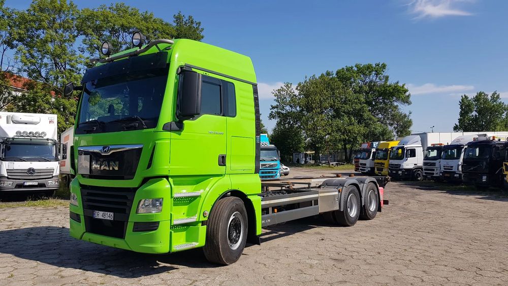MAN TGX 28.500  6x2 EURO6 RAMA DO ZABUDOWY BDF sypialka sprowadzony