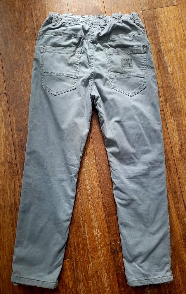 Spodnie jeansy Reserved 2 szt. r. 152 szare, błękitne jak nowe