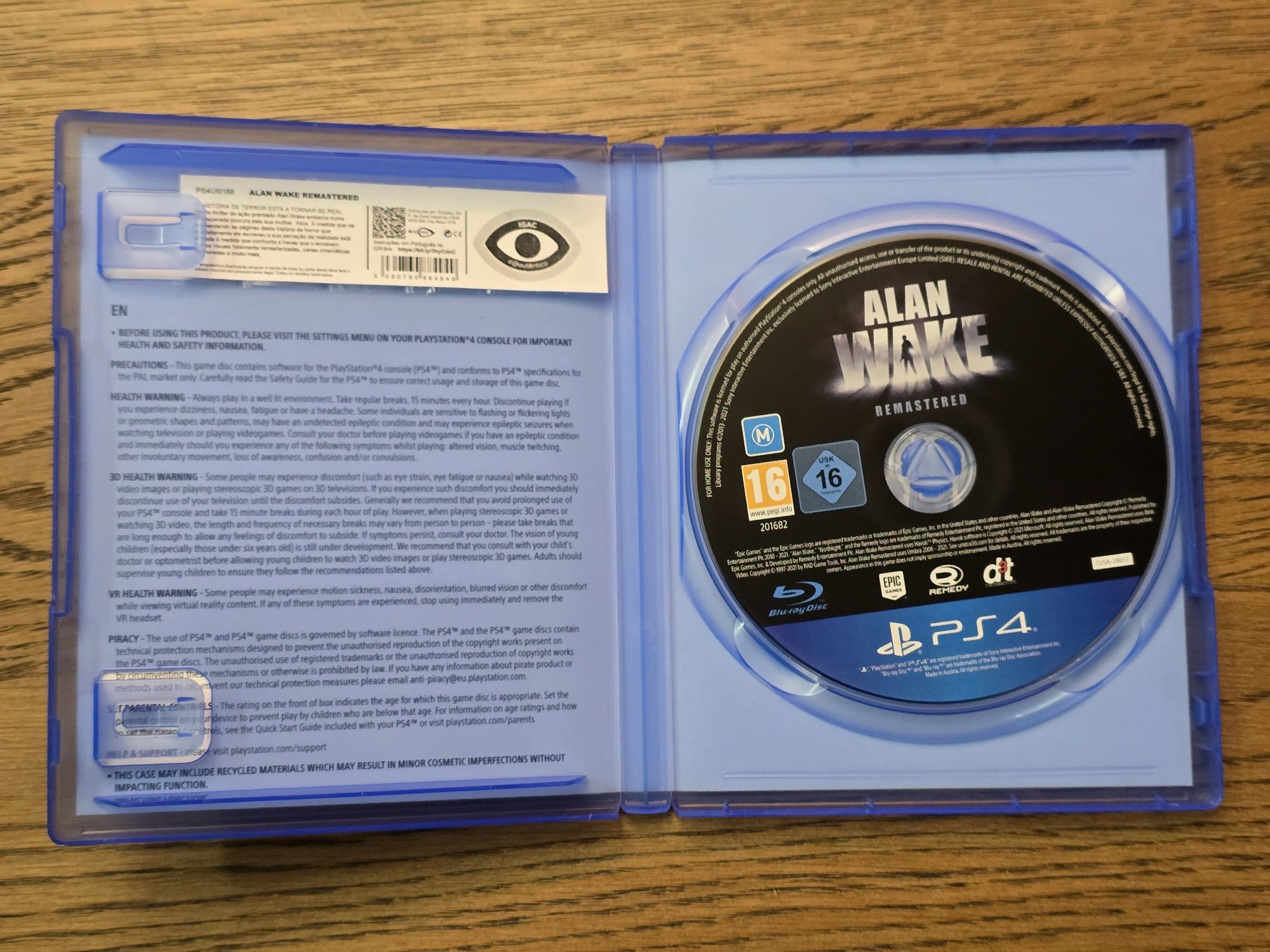 Alan Wake Remastered PS4/PS5