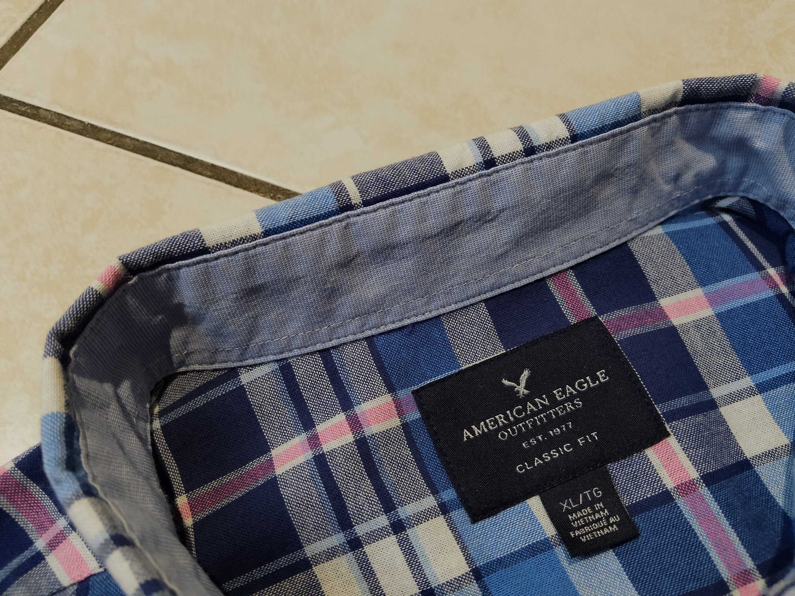 AMERICAN EAGLE USA - NOWA! z LOGO Koszula Męska rozmiar XXL