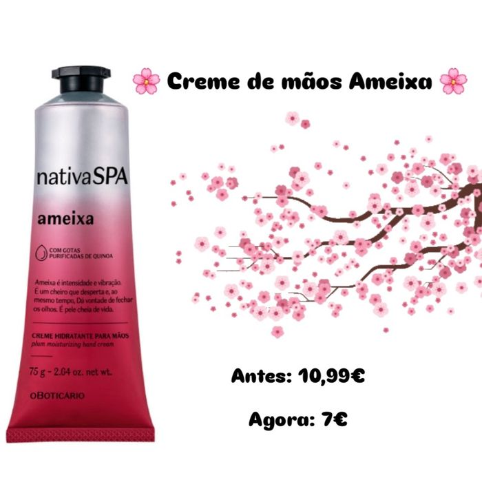 Creme de mãos Ameixa