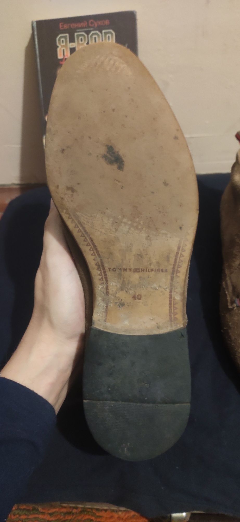 Туфли tommy Hilfiger, размер 40-41 кожанные