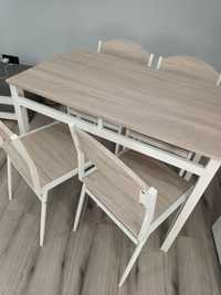 Stół +krzesła Nowe