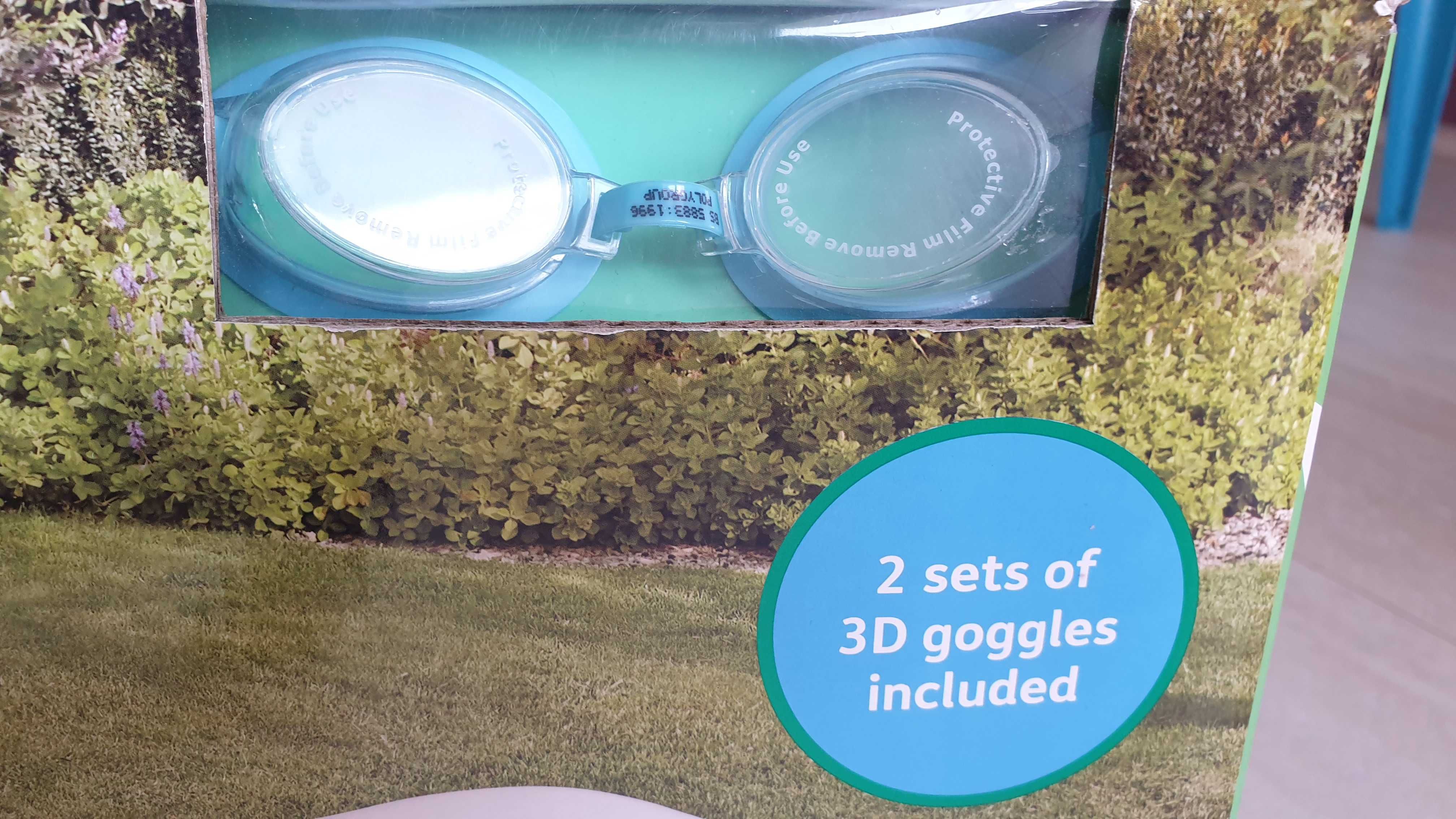 NOWY basen 3D. Gogle 3D w zestawie (2pary)