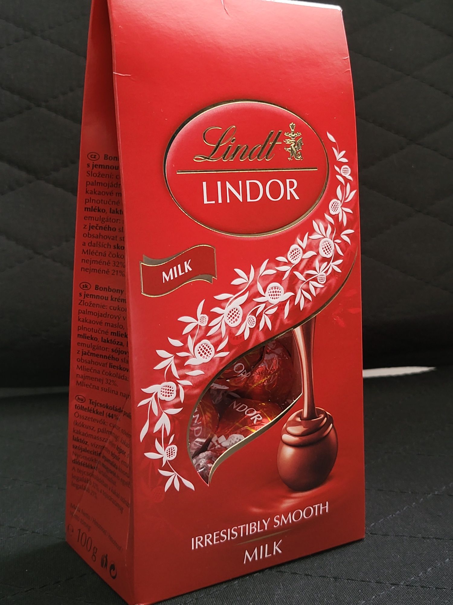 Lindt LINDOR Praliny czekolada mleczna 100g nowe