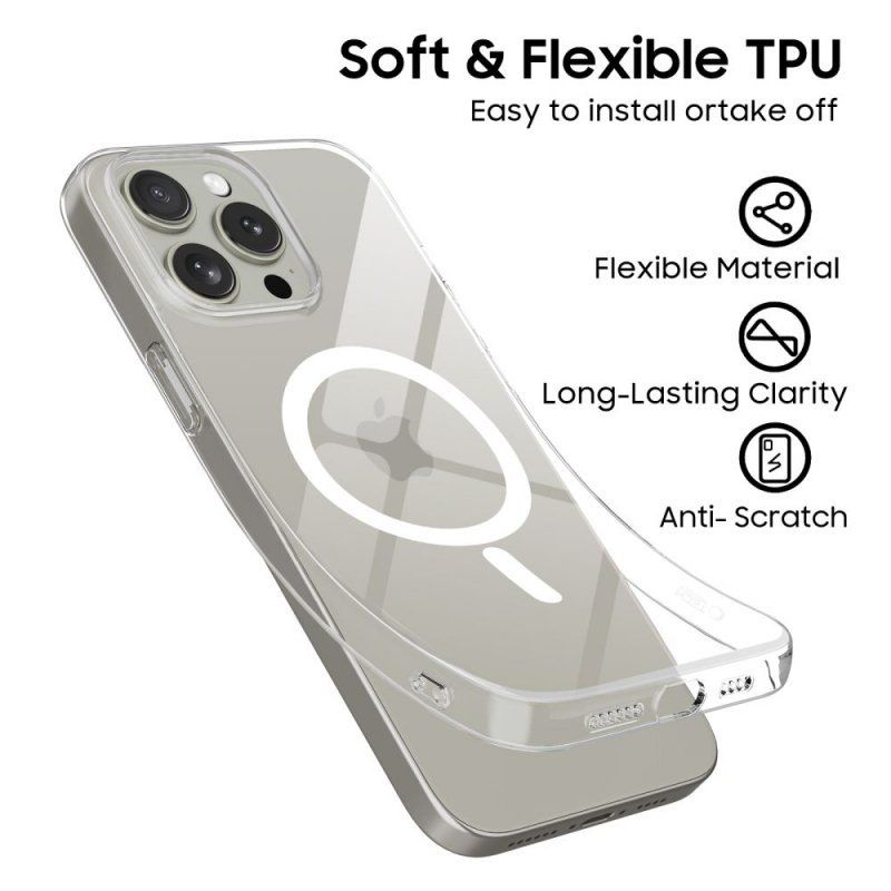 Tech-Protect Flexair Magsafe Iphone 15 Pro Max Clear