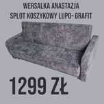 Wersalka ANASTAZJA, różne kolory, dostawa cała PL, materiał PREMIUM