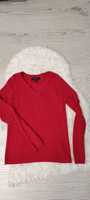 Sweter czerwony damski XS