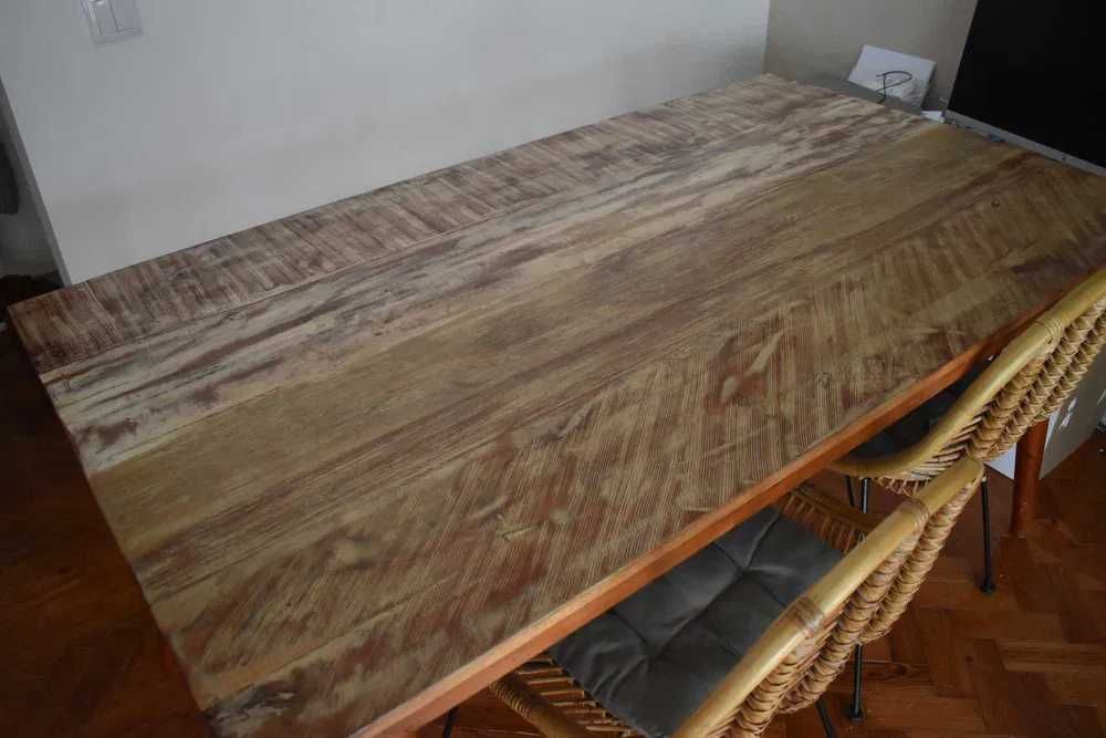 Vendo Mesa de Jantar Madeira Acácia - Óptimo Estado