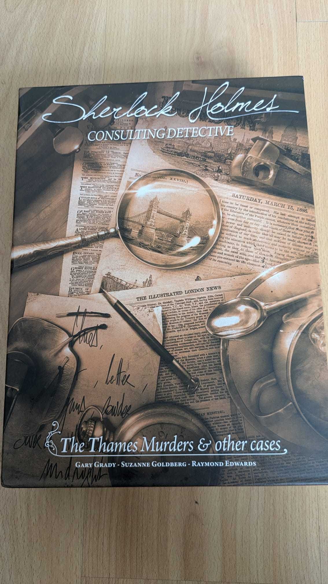 Jogo de tabuleiro Sherlock Holmes - The Thames Murders (em inlgês)