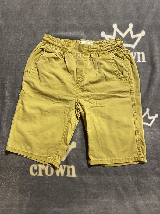 Дитячі шорти Zara горчичного кольору