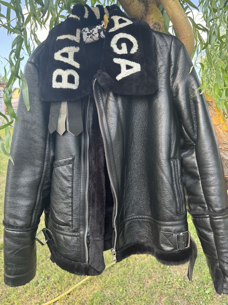 Курточка Balenciaga еко кожа