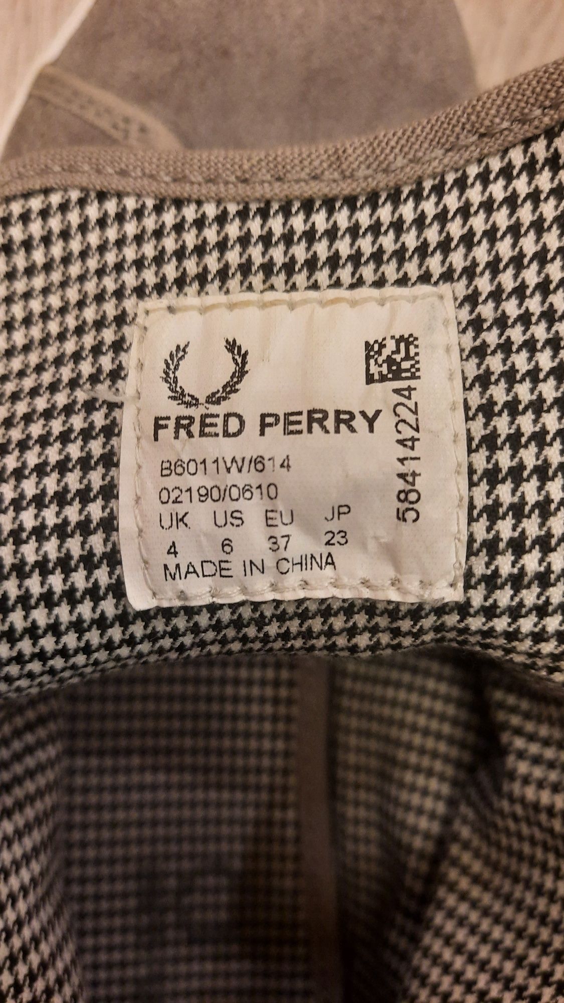 Кеды ботинки Fred Perry оригинал