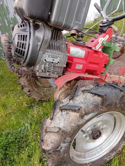 Motocultivador lombardini + reboque