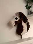 hobby horse konik maści łaciatej.