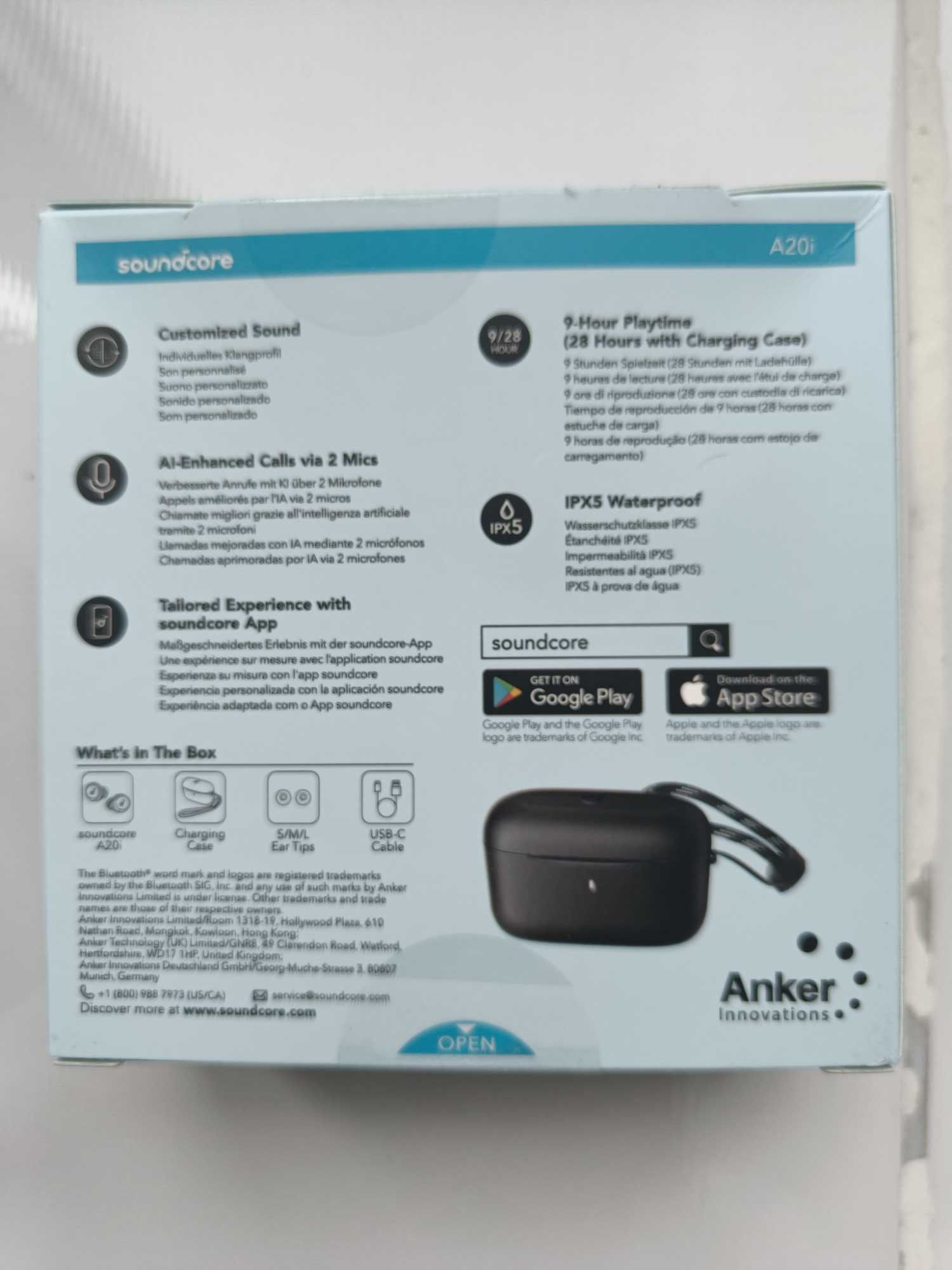 Навушники Anker Soundcore P20i / A20i