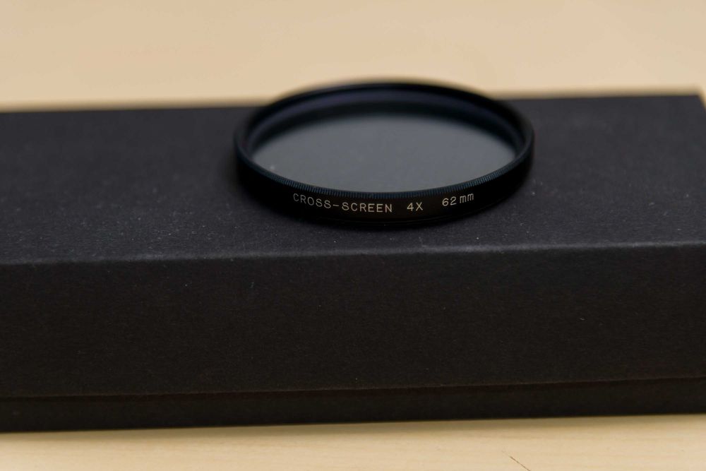 Filtr fotograficzny cross screen 4x 62mm