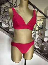 Kostium kąpielowy dwuczesciowy bikini róż L/ XL