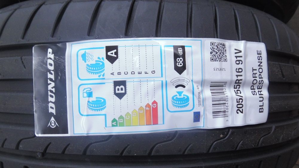 NOWE 205/55R16 DUNLOP Sport BluResponse - Letnie, Super jakość , ANDAR