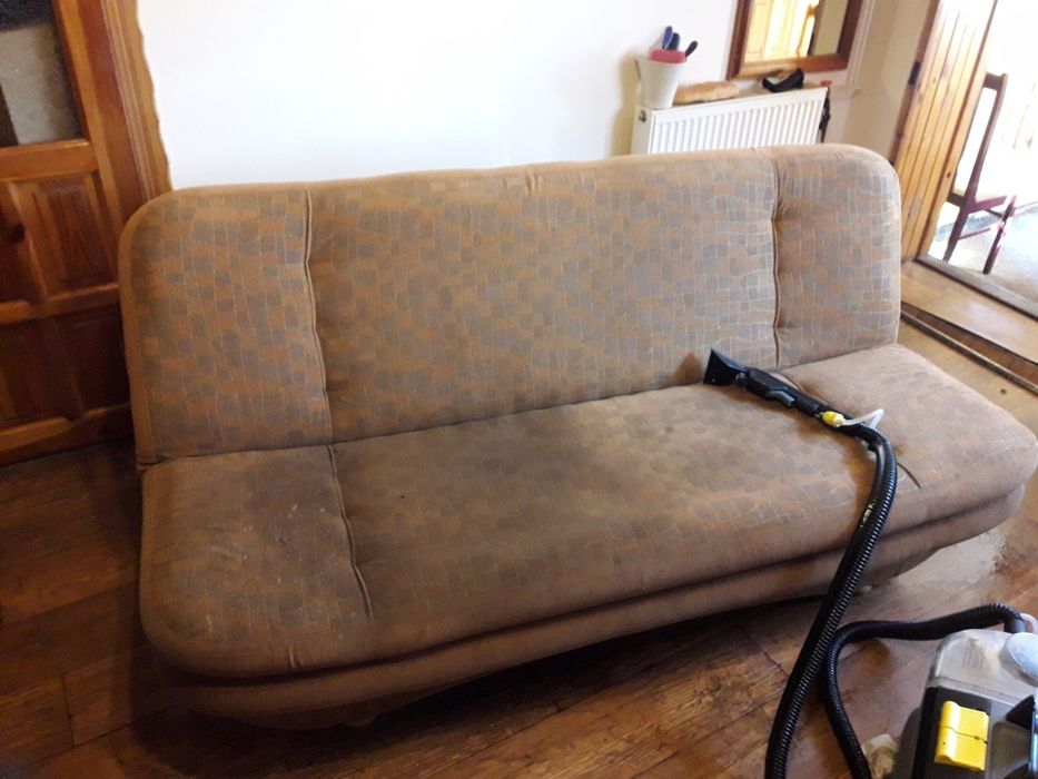 Pranie tapicerek,kanap,dywanów U klienta Ostróda