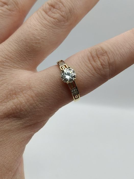 Złoty Pierścionek R15 Pr.585 Nowy Zapraszamy