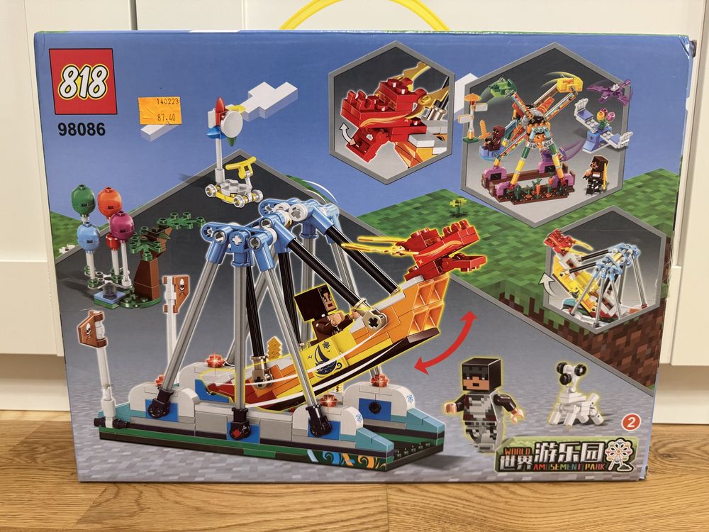 Klocki 818 My World 335 el Minecraft Lunapark 2
