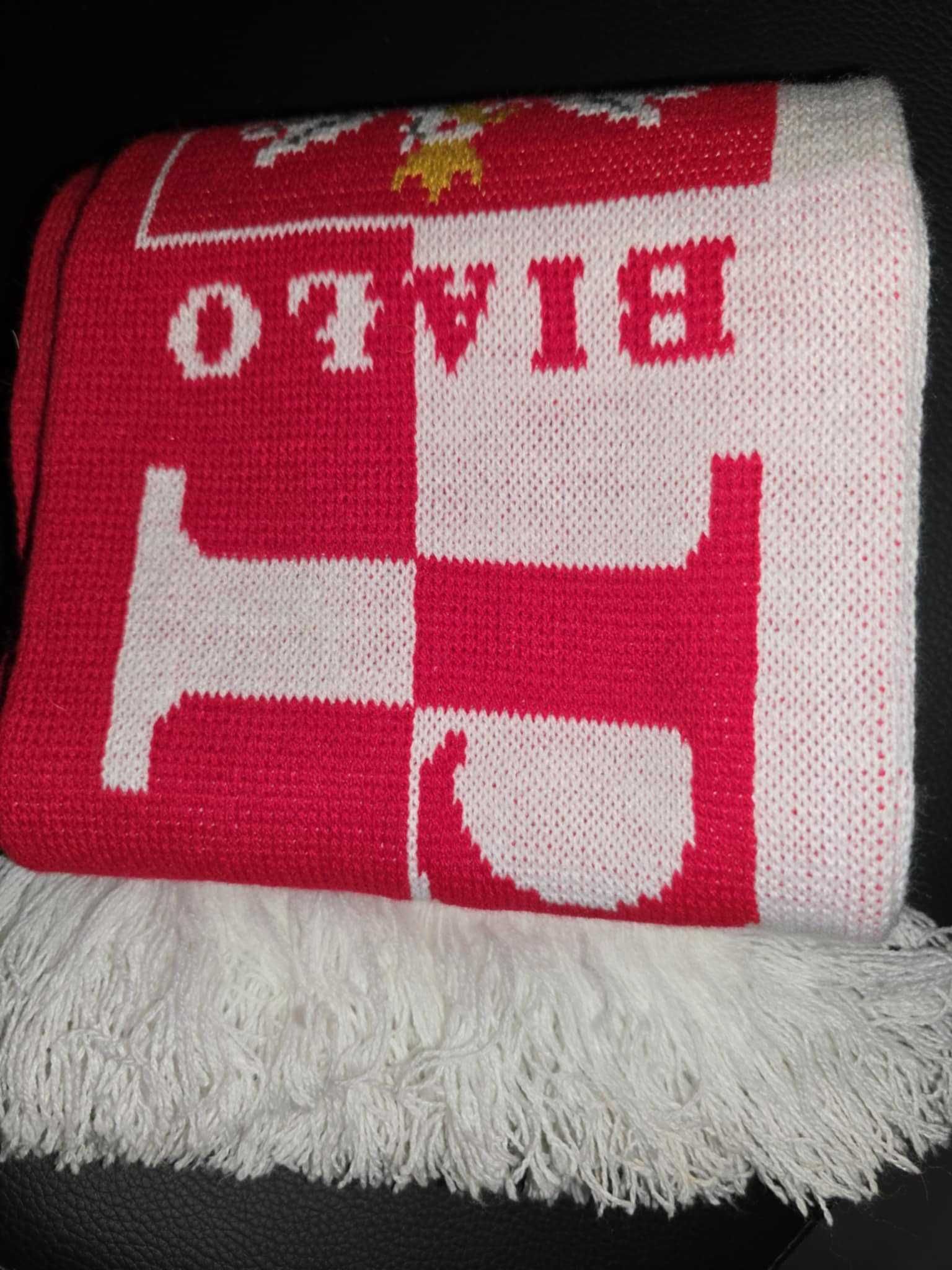 Szalik kibica POLSKA BIAŁO-CZERWONI stan dobry