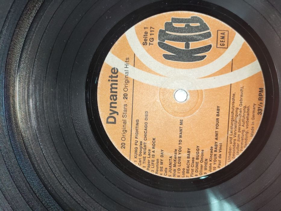 Пластинки виниловые