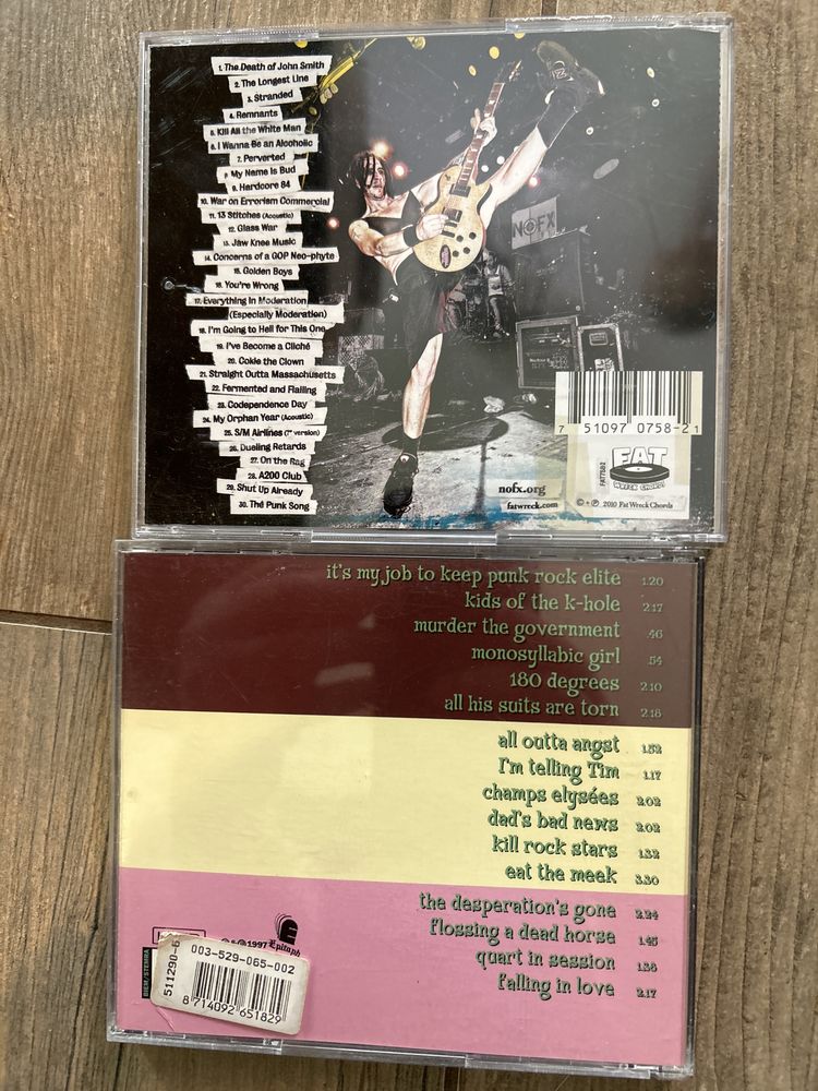 NOFX 2 płyty CD oryginalne stan bdb cena za komplet