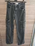 Czarne spodnie baggy z kieszeniami Bershka Top gratis