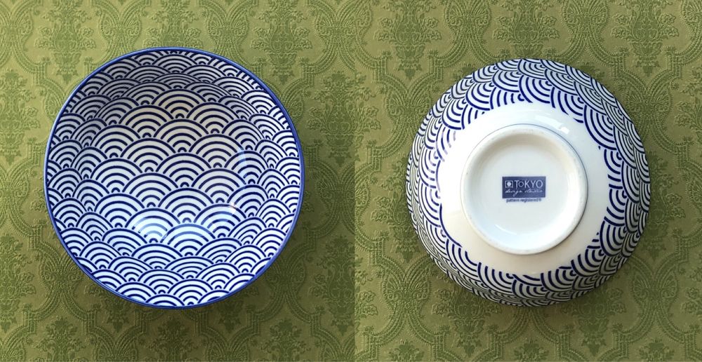 Miski Tokyo Design Studio Nippon Blue japonia ramen sushi 5 sztuk