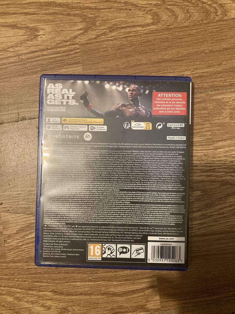 Ufc 5 Ps5, está em ótimo estado