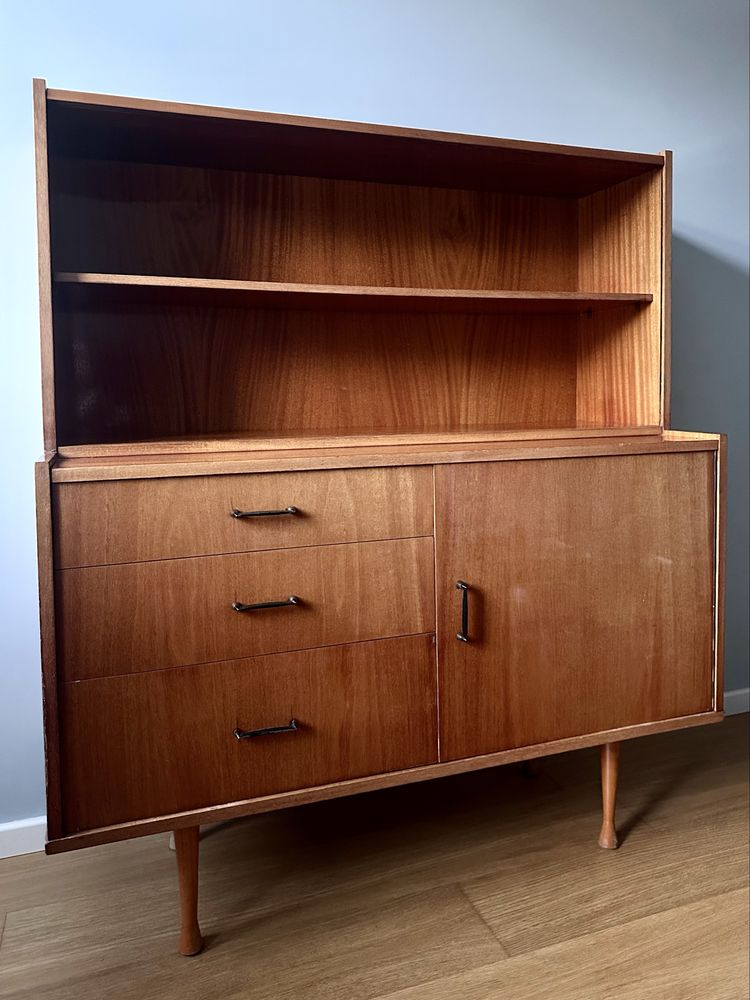 Regal kredens szafka witryna vintage prl