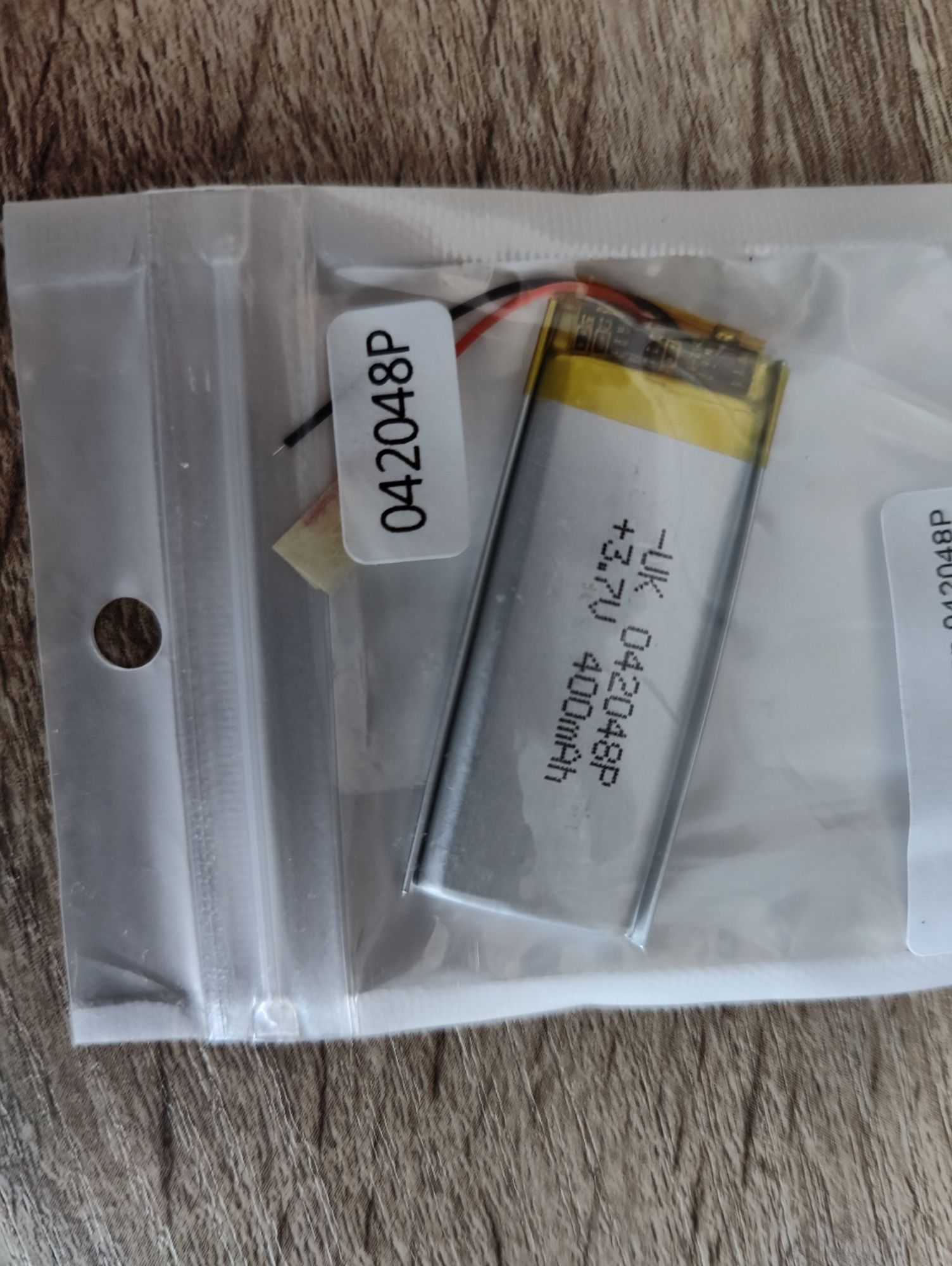 Полимерный аккумулятор GD 042048P 3,7V 400mAh