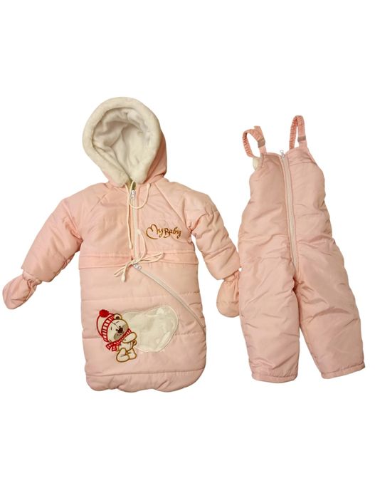 Зимовий дитячий комбінезон-трансформер 3в1.