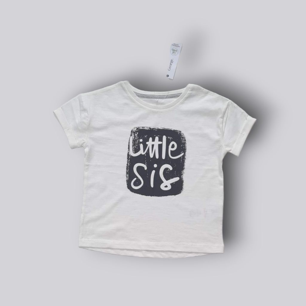 Little sis młodsza siostra GEORGE T-shirt koszulka 4/5lat 104/110cm