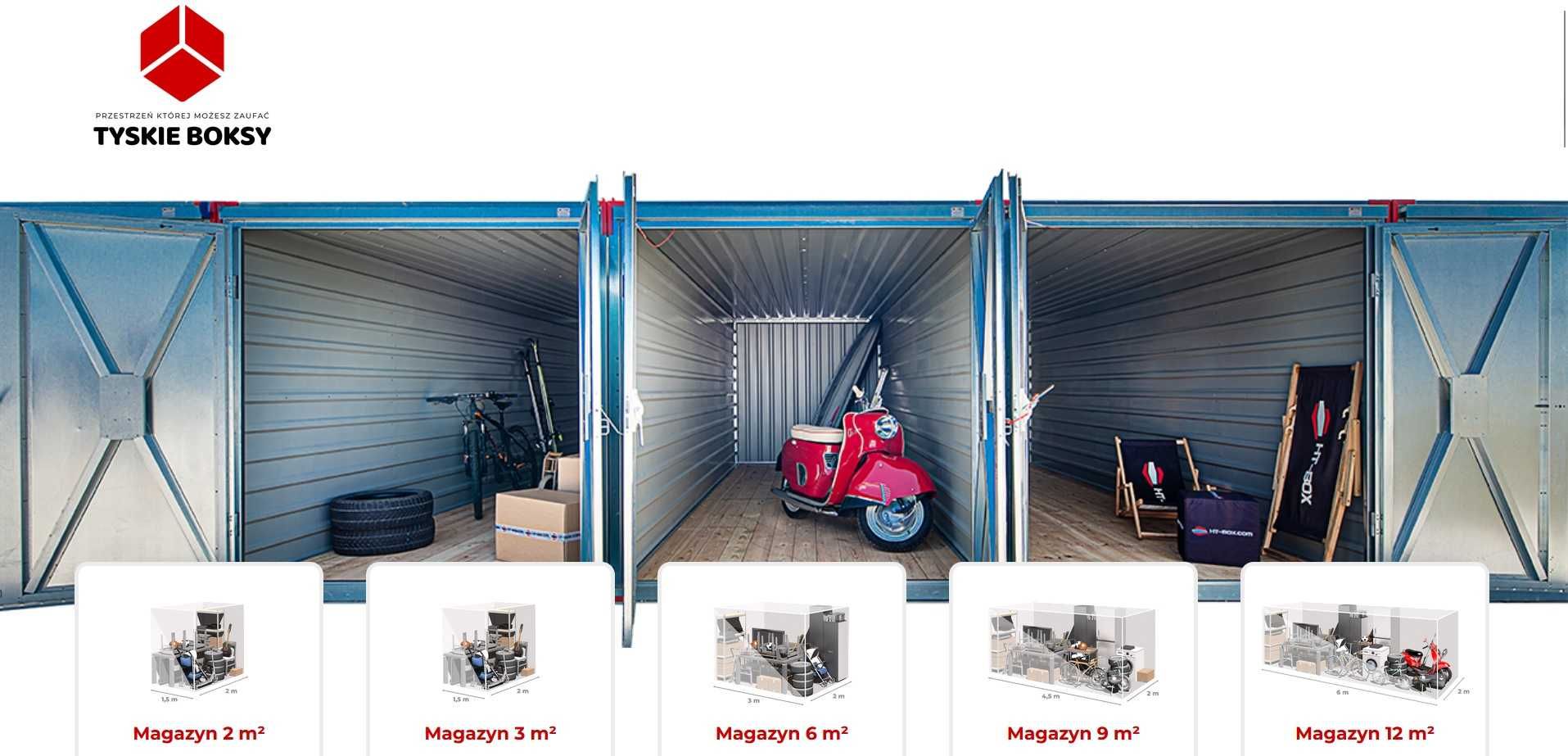 garaż magazyn samoobsługowy self-storage wynajem 24/7 kontenery boksy