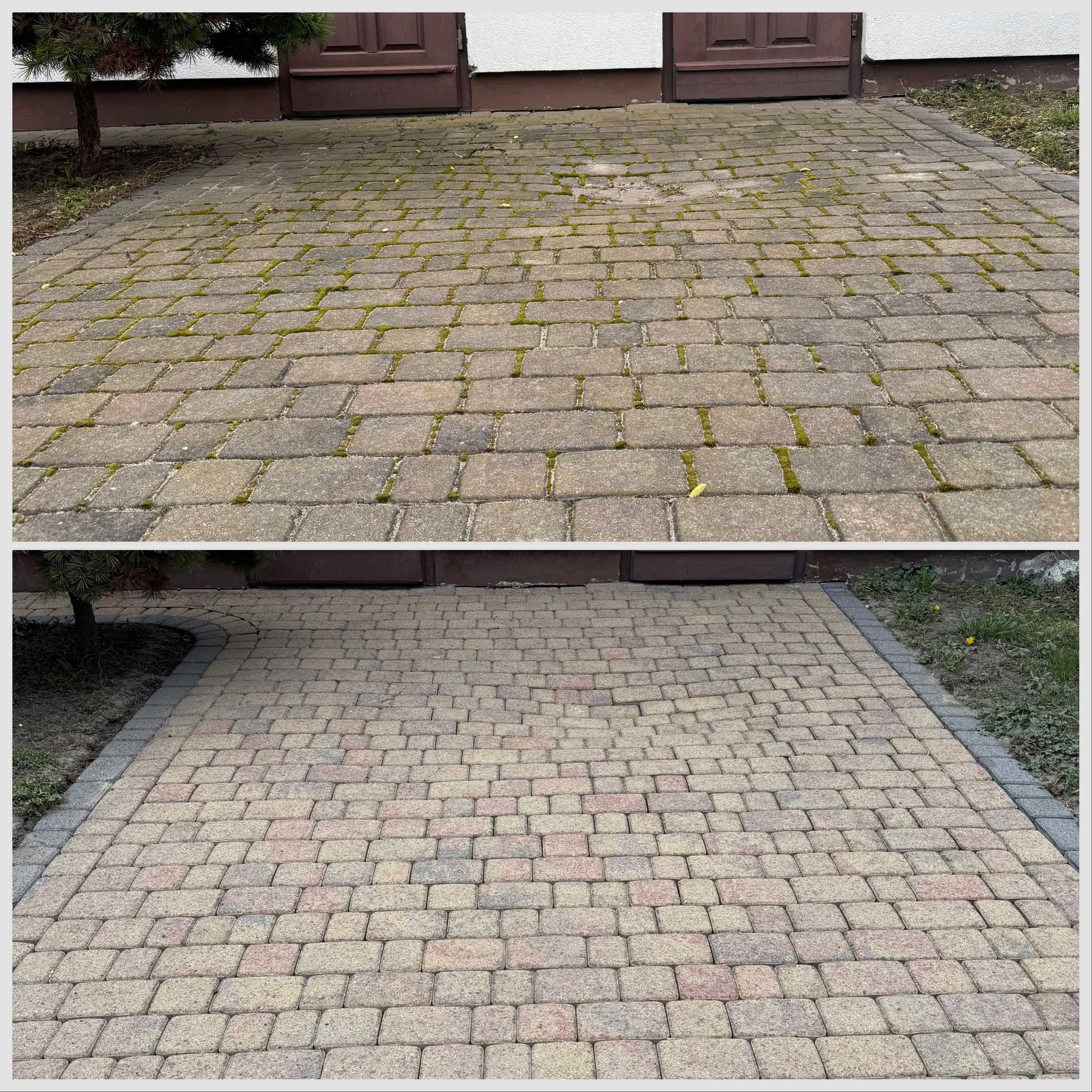 Mycie ciśnieniowe kostki oraz elewacji - Mi-Wash