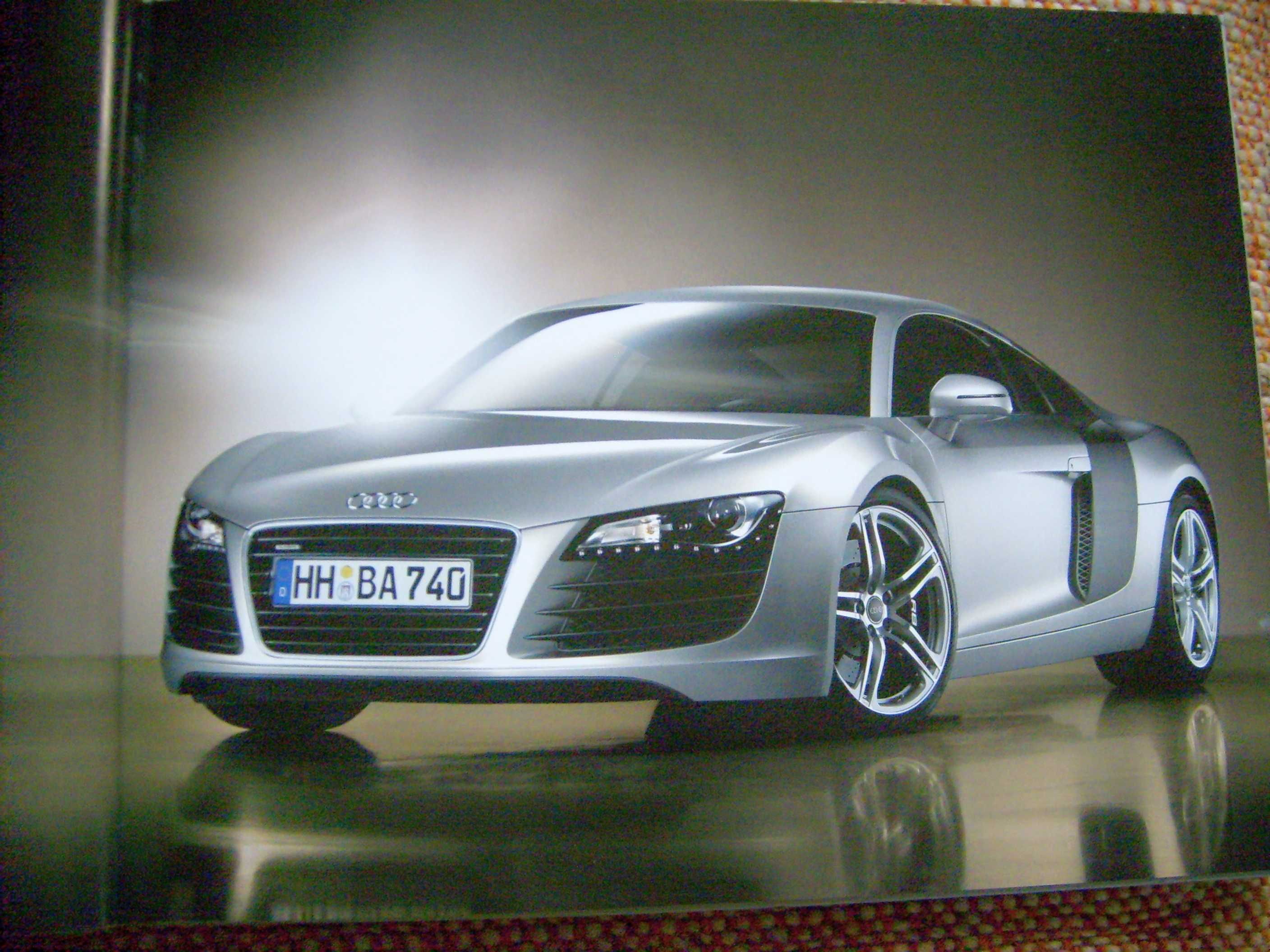 AUDI R8 4.2 FSI Quattro 2007 * prospekt 90 str. duży format HARDCOVER