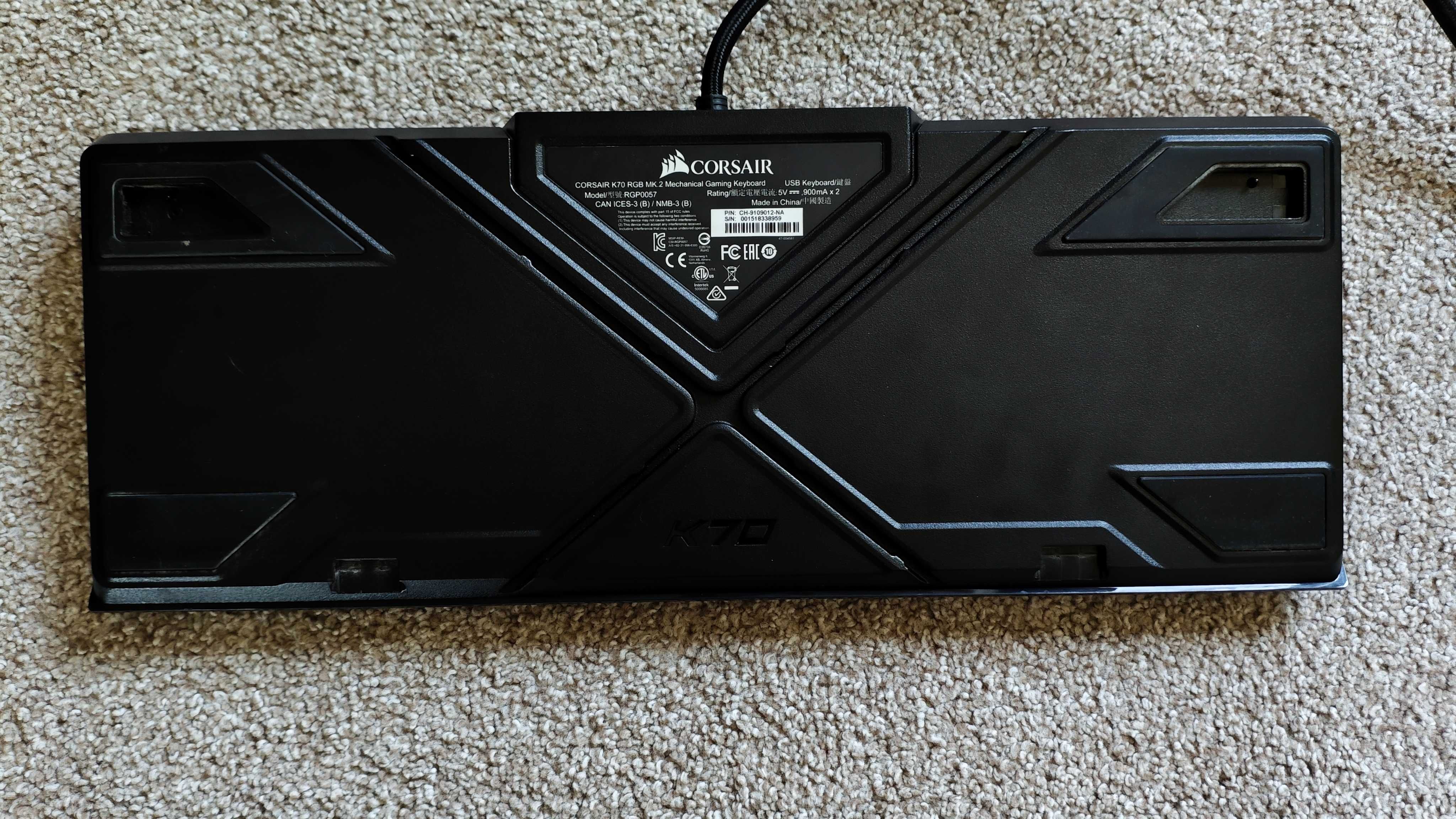 Klawiatura Corsair K70 RGB MK2  switch cherry MX brown