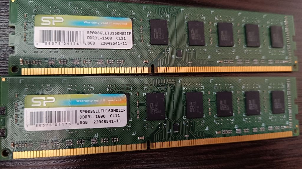 Pamięć Ram DDR3 16GB Silicon Power DDR3L 8GB 1600MT/s (PC3L-12800) 1.3