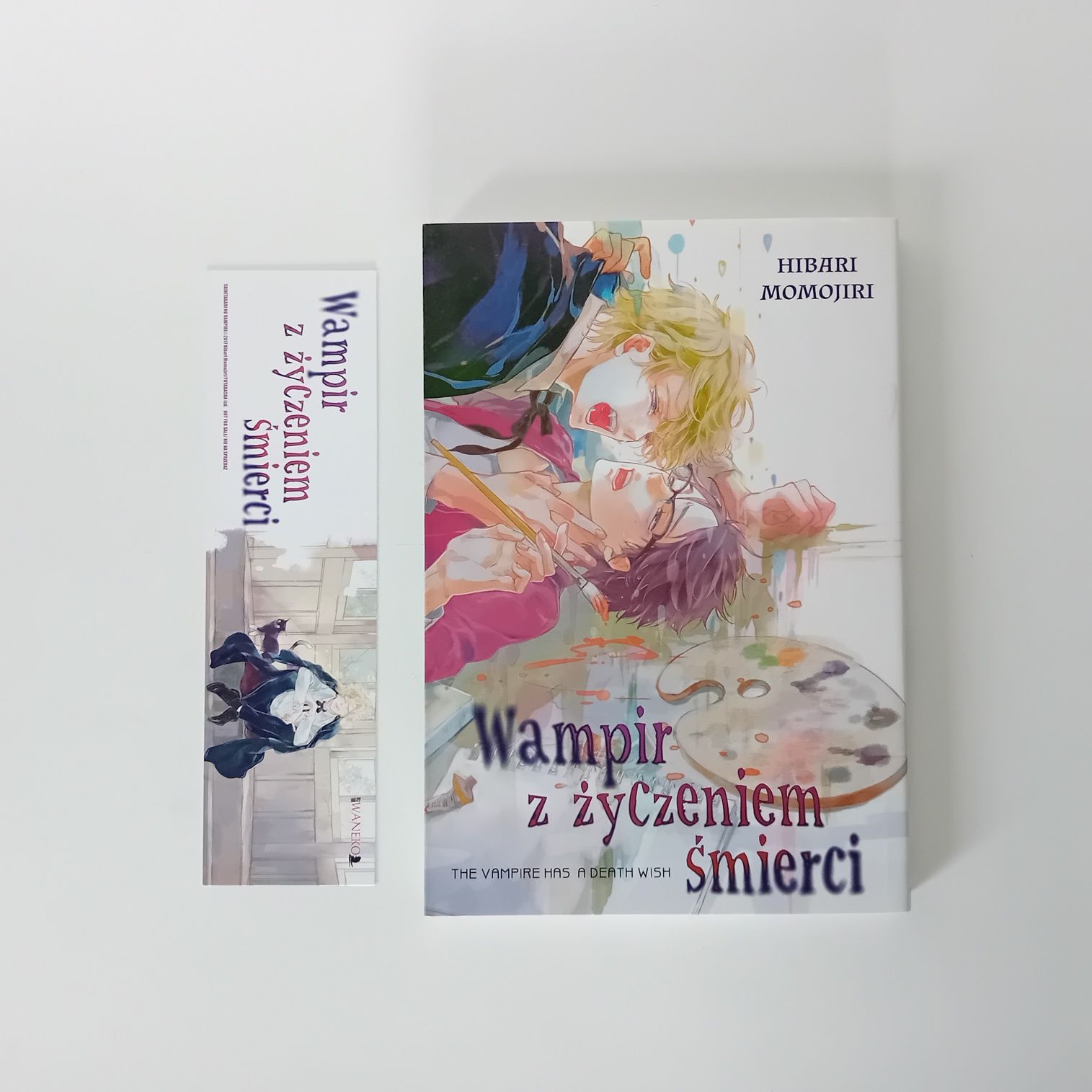 Wampir z życzeniem śmierci + zakładka manga JW Waneko