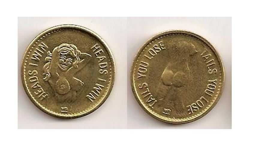 Токен жетон монета США девушка