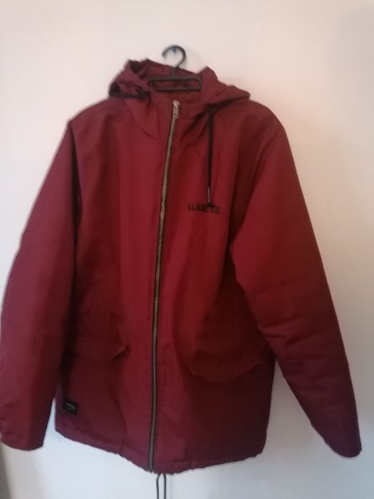 Kurtka zimowa lekka parka płaszcz Elade Wear rozm. M Burgund [Skate St