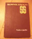 Słownik szkolny - Nauka o języku