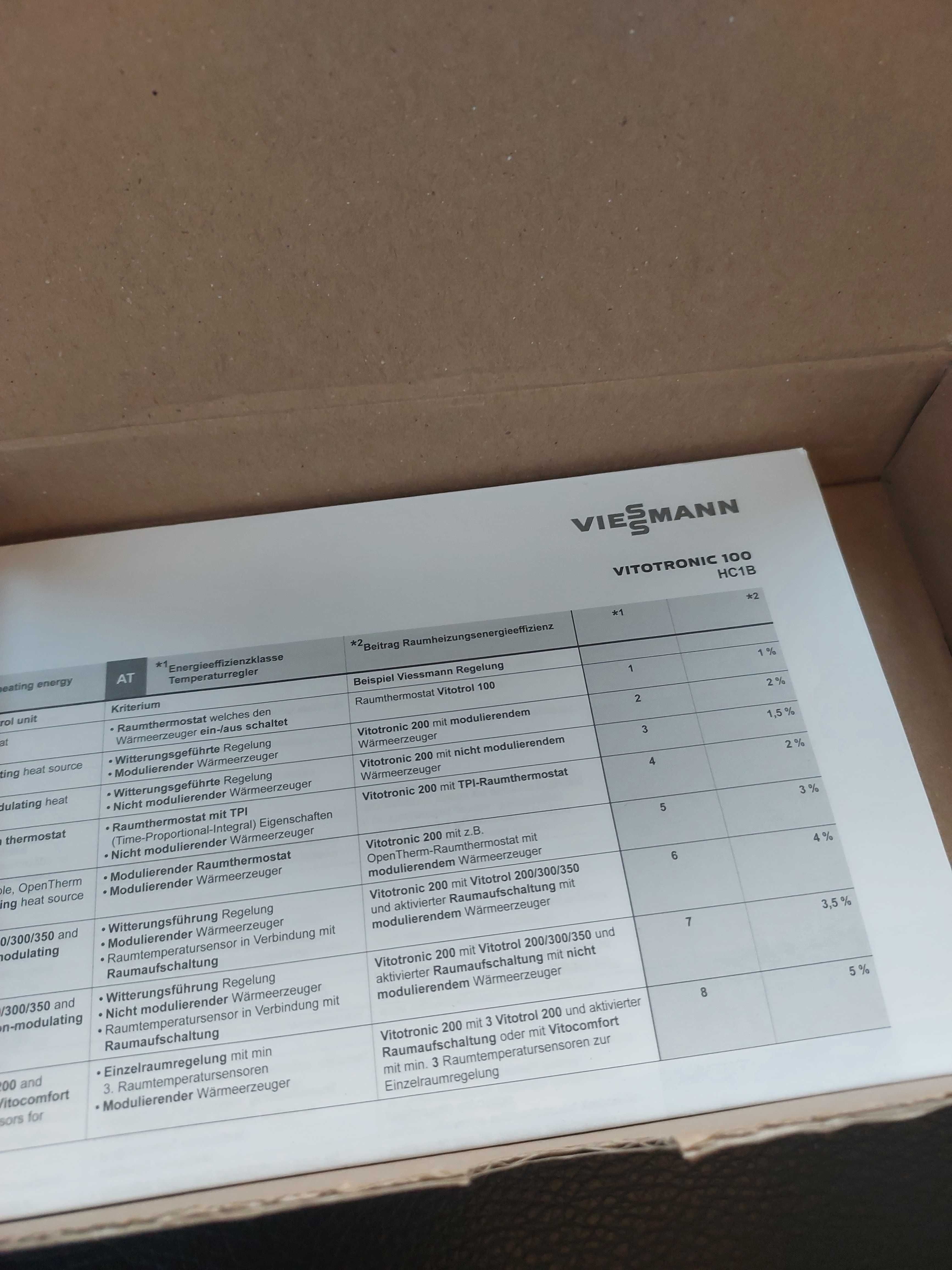 Viessmann Vitotronic 100 HC1B regulator obiegu grzewczego / moduł